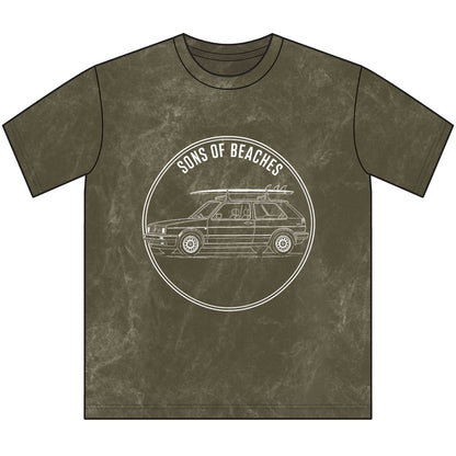 Sons of Beaches Surf Wagon Tee