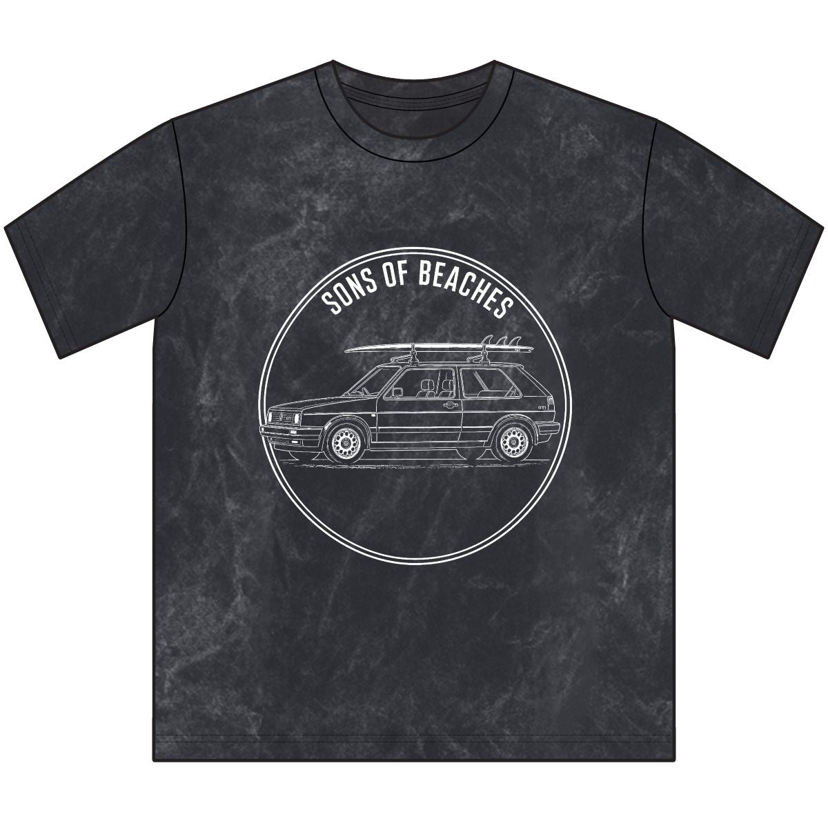 Sons of Beaches Surf Wagon Tee