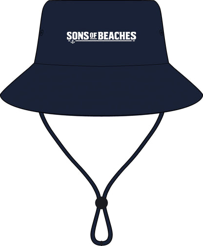 Sons of Beaches Wide Brim Bucket Hat