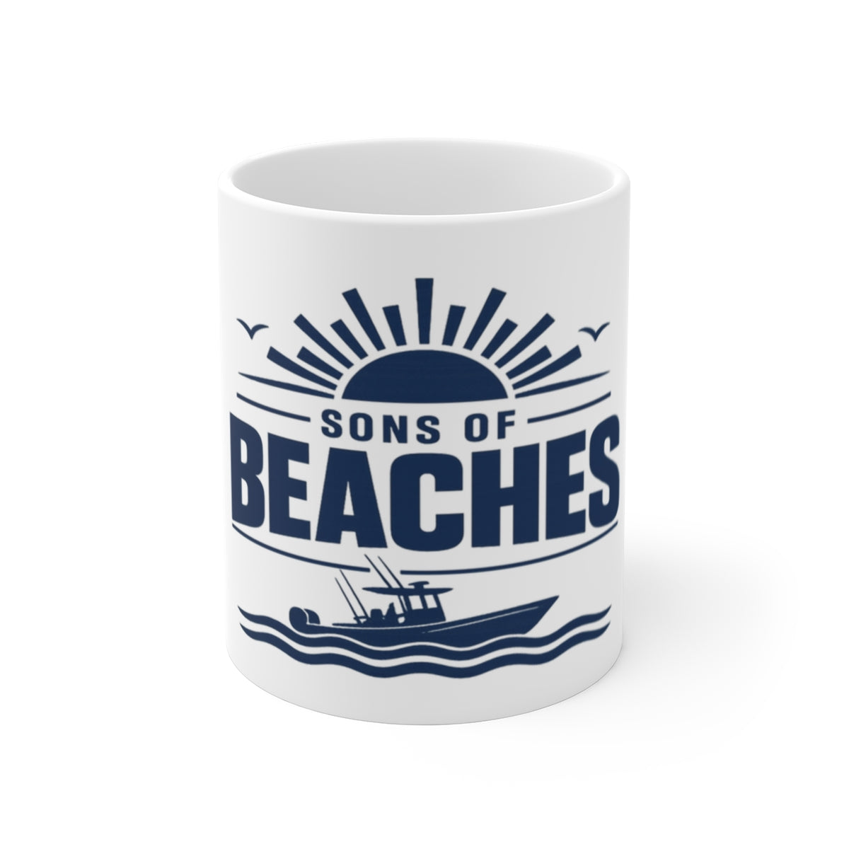 Sons of Beaches Wordmark Mug