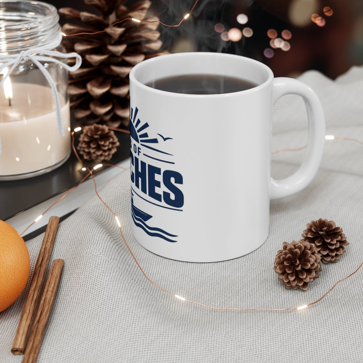 Sons of Beaches Wordmark Mug