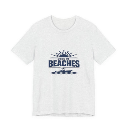 Sons of Beaches Wordmark Tee — Ash