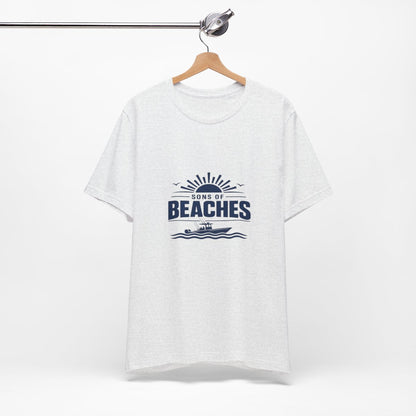 Sons of Beaches Wordmark Tee — Ash