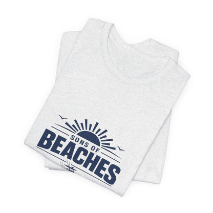 Sons of Beaches Wordmark Tee — Ash