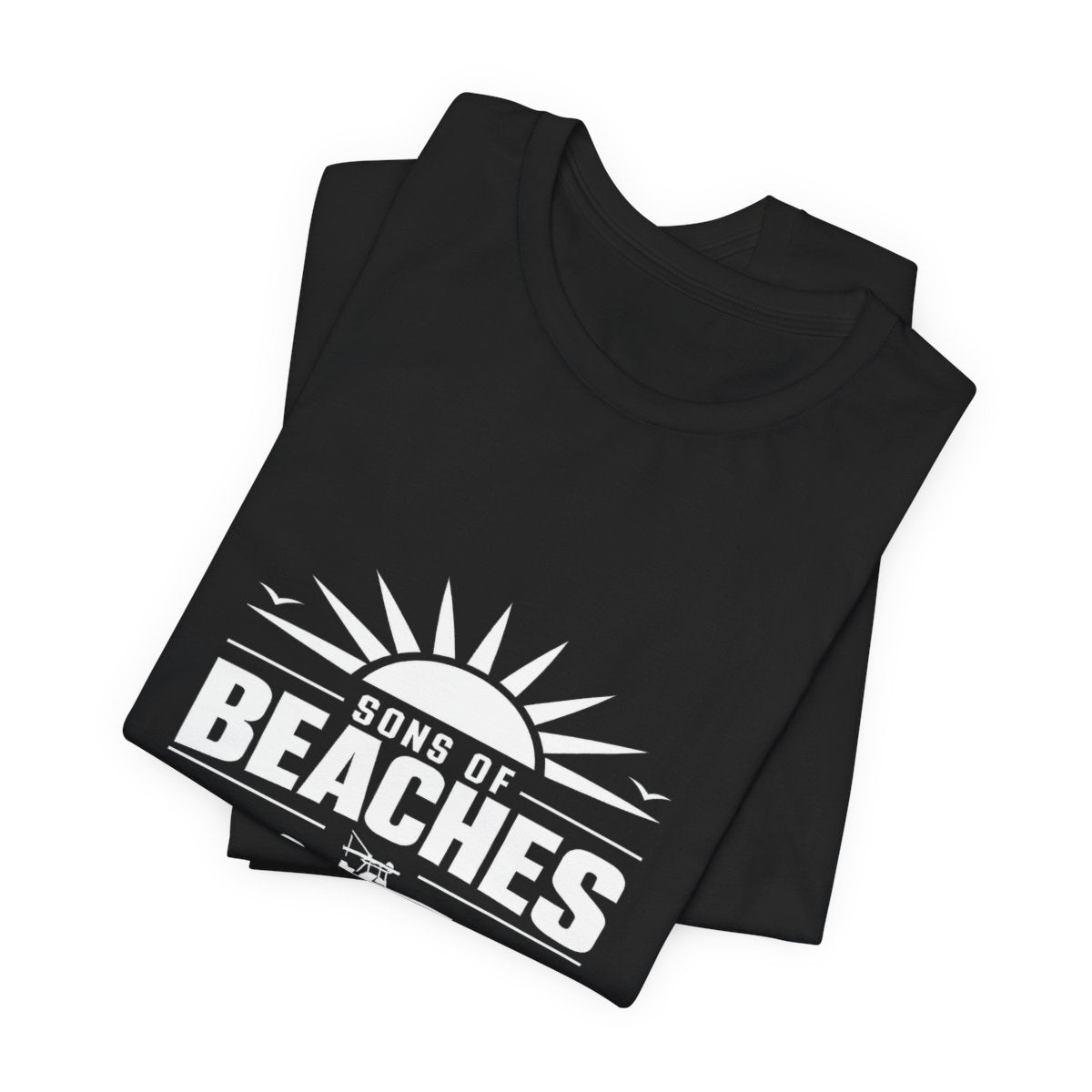 Sons of Beaches Wordmark Tee — Black