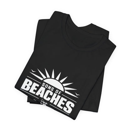 Sons of Beaches Wordmark Tee — Black