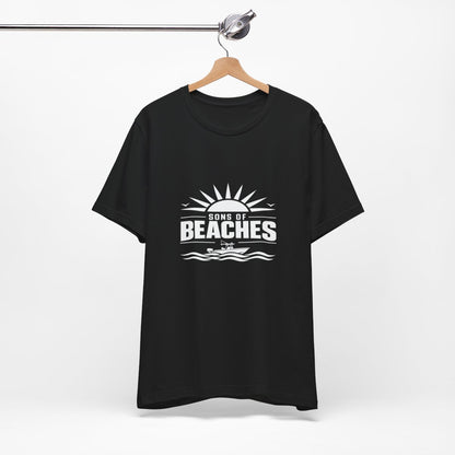 Sons of Beaches Wordmark Tee — Black