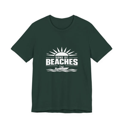 Sons of Beaches Wordmark Tee — Forest