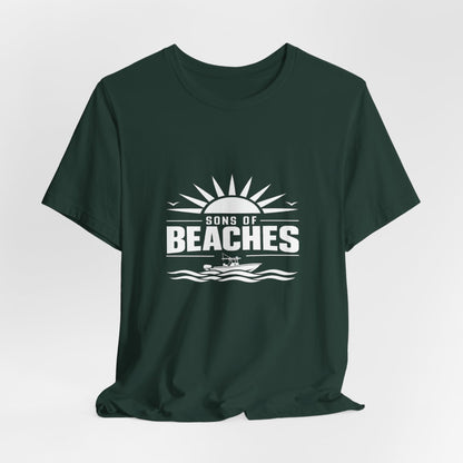 Sons of Beaches Wordmark Tee — Forest
