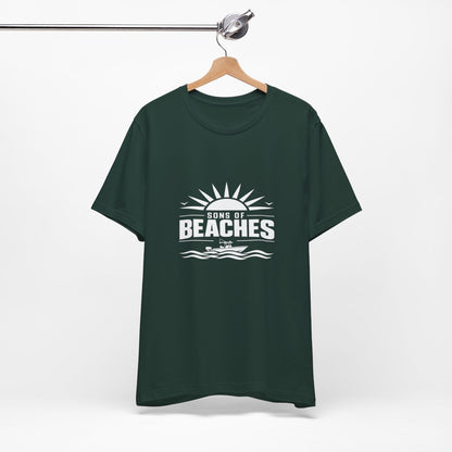 Sons of Beaches Wordmark Tee — Forest