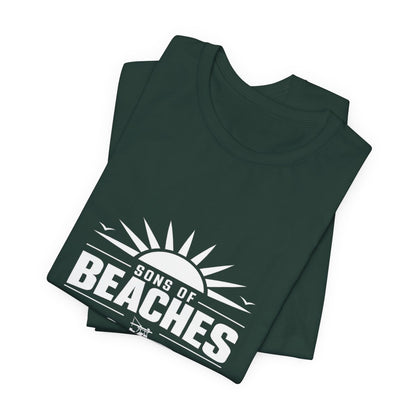 Sons of Beaches Wordmark Tee — Forest