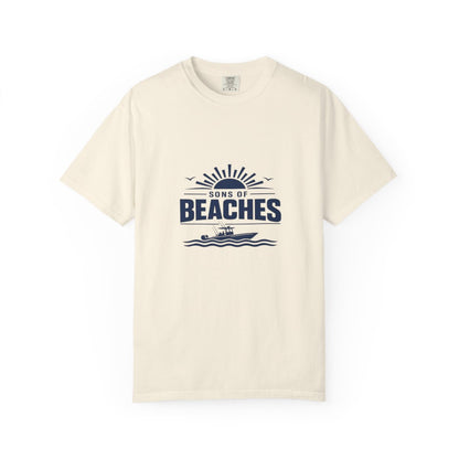 Sons of Beaches Wordmark Tee — Ivory (Heavyweight)