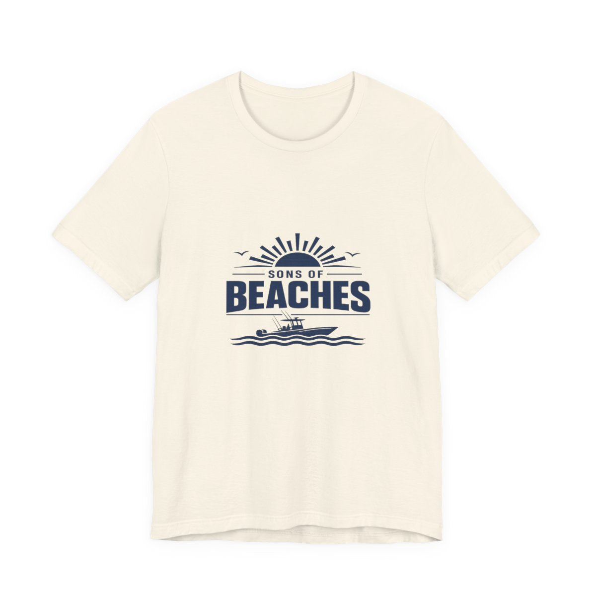 Sons of Beaches Wordmark Tee — Natural