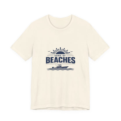 Sons of Beaches Wordmark Tee — Natural