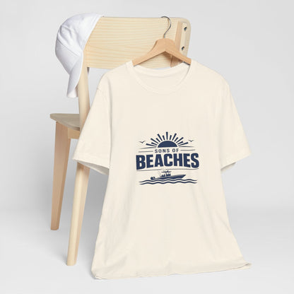Sons of Beaches Wordmark Tee — Natural