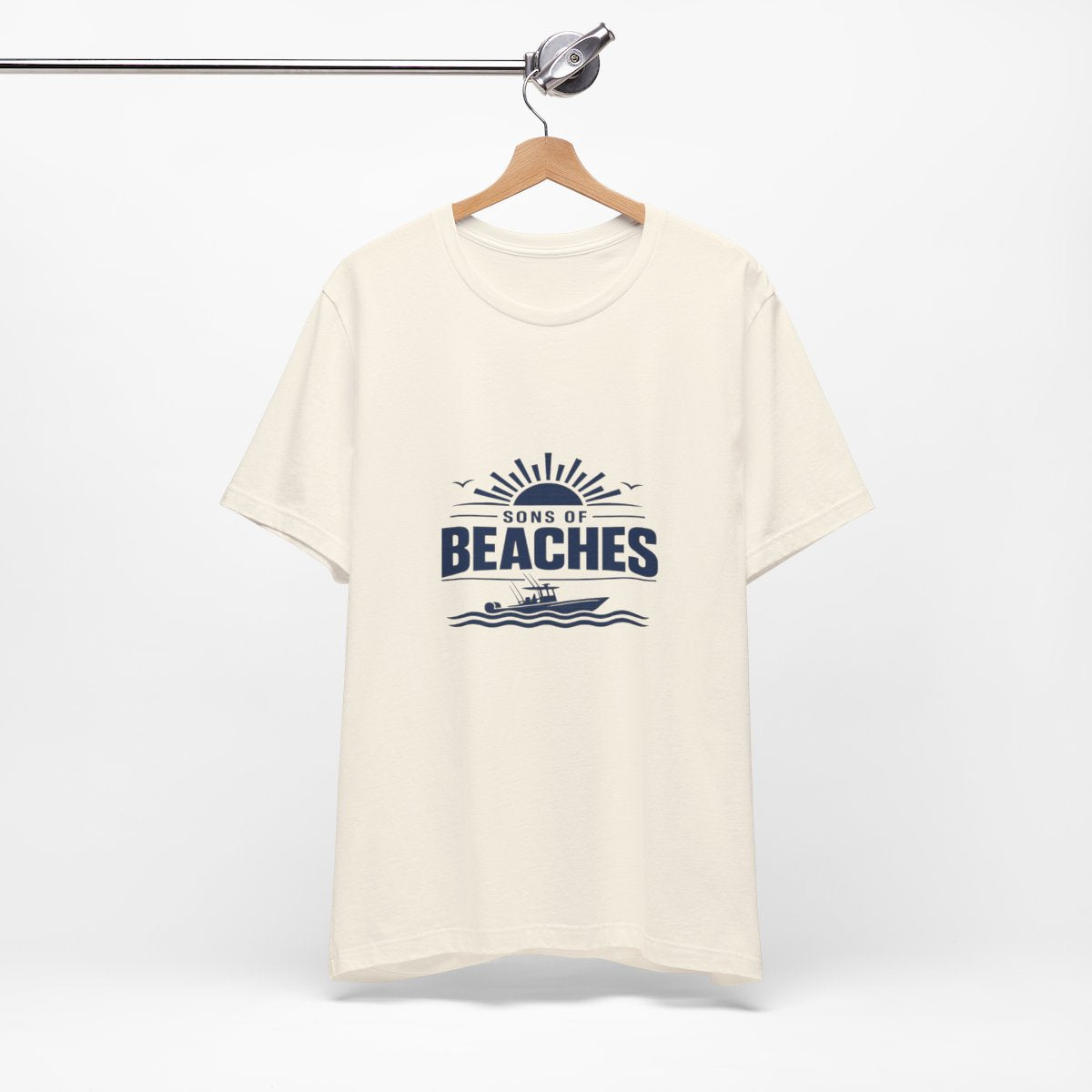 Sons of Beaches Wordmark Tee — Natural
