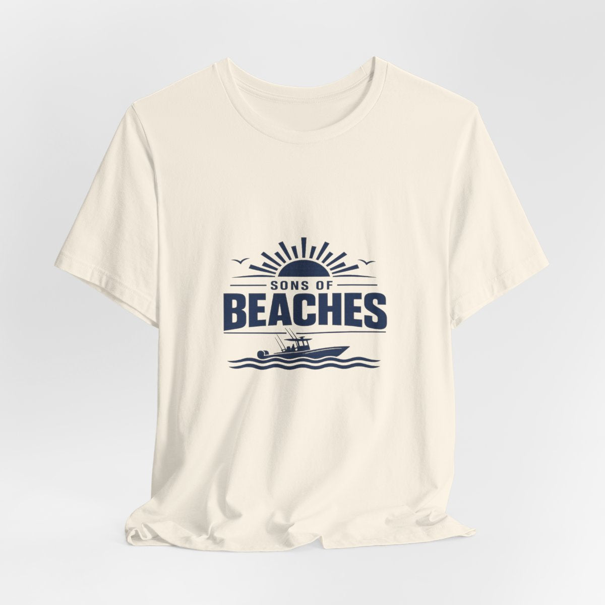 Sons of Beaches Wordmark Tee — Natural