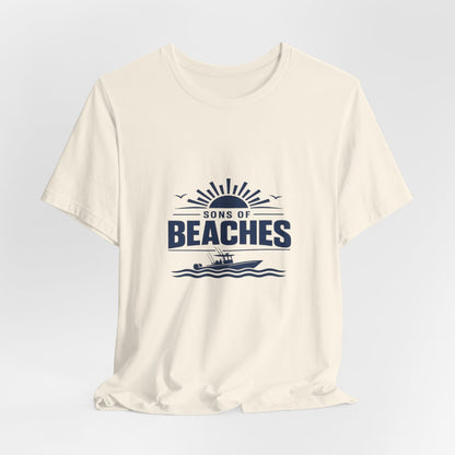 Sons of Beaches Wordmark Tee — Natural