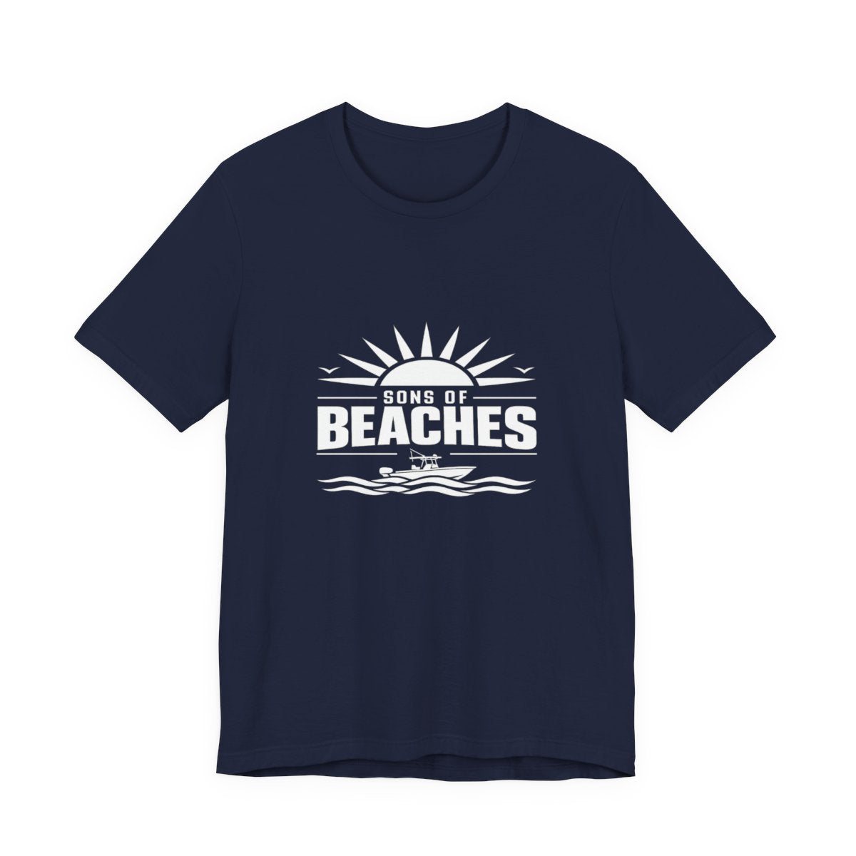Sons of Beaches Wordmark Tee — Navy