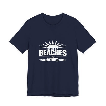 Sons of Beaches Wordmark Tee — Navy