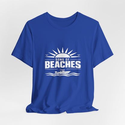 Sons of Beaches Wordmark Tee — True Royal