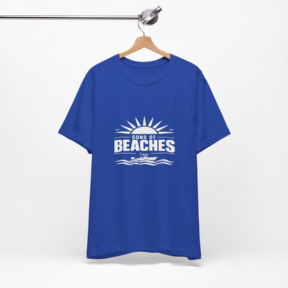 Sons of Beaches Wordmark Tee — True Royal