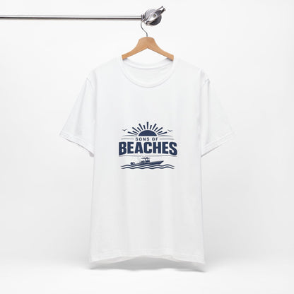 Sons of Beaches Wordmark Tee — White
